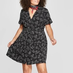 Shirtdress with belt